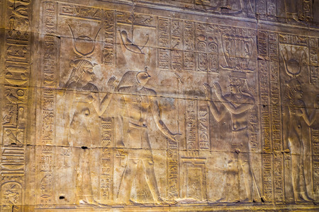 Luxor temple, Thebes, Africa, Egypt,