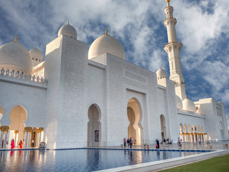 Sheikh Zayed Grand Mosque (Abu-Dhabi, UAE)のeditorial素材