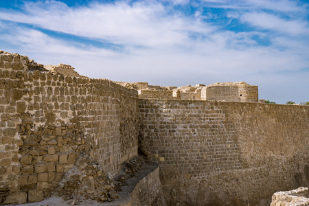 Bahrain Fort in Kingdom of Bahrain, Manama cityの写真素材