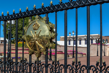 MUSCAT, OMAN - December 24, 2016: Al Alam Palace in Muscat, Oman. It was built in 1972のeditorial素材