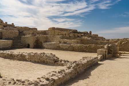 Bahrain Fort in Kingdom of Bahrain, Manama cityの写真素材