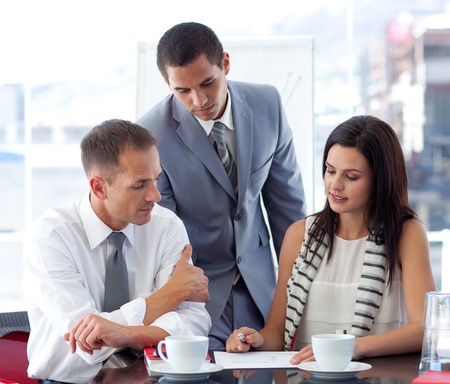 Business team working togetherの写真素材