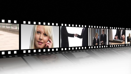 Business teamwork Film Reelの写真素材