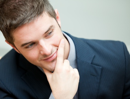 Young interesting businessman の写真素材