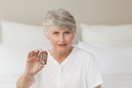 Senior woman looking at the cameraの写真素材