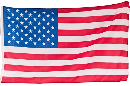 Rippled US flag