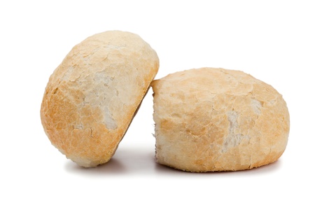 Buns on a white backgroundの写真素材