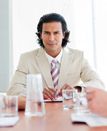 Portrait of a charismatic male executive の写真素材