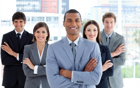 Portrait of a confident business team Portrait of a confident business team