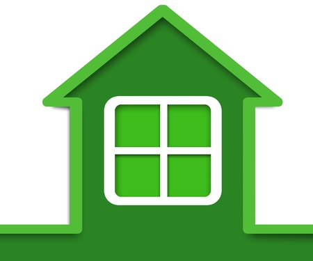 Green house illustration の写真素材