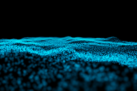 Abstract glowing black backgroundの写真素材