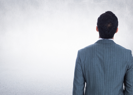 Composite image of businessman standingの写真素材