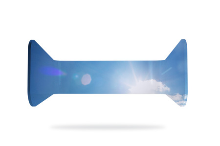 Structure showing skyの写真素材