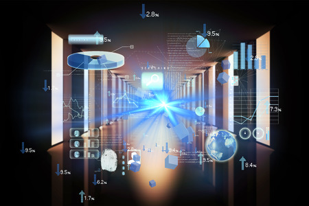 Global business hologram