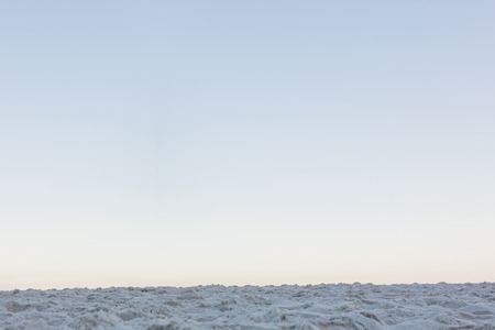 Horizon over the sandの写真素材