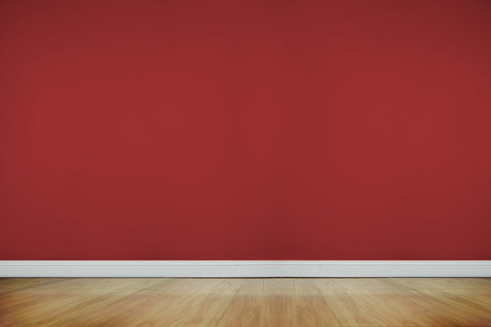 Room with wooden floorの写真素材