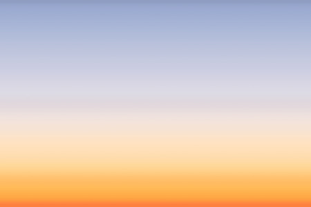 Digitally generated beautiful orange and blue skyの写真素材