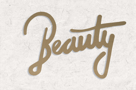 Beauty against parchmentの写真素材