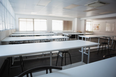 Empty class room in college