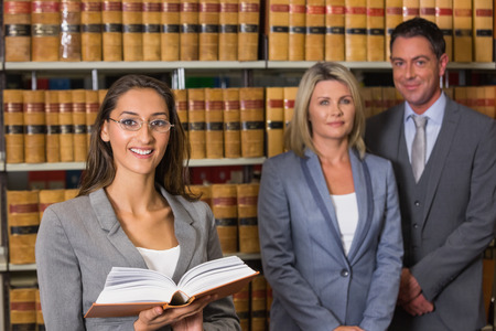 Lawyers in the law library at the universityの写真素材