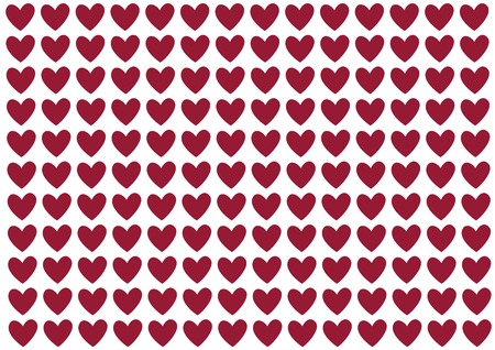 Digitally generated Valentines day pattern