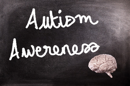 brain against black backgroundの写真素材