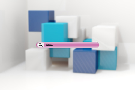 Search engine  against abstract backgroundの写真素材