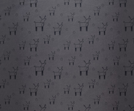 Digitally generated Reindeer pattern wallpaperの写真素材