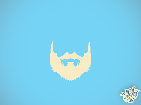 Merry christmas message against blue background with vignetteの写真素材