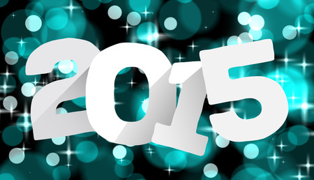 2015 against digitally generated twinkling light design