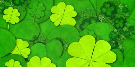 Shamrock patternの写真素材