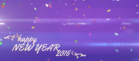 New year graphic against blue background