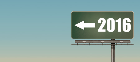 Billboard against white room with opened windowsの写真素材