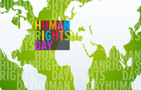 human rights against earth day graphicの写真素材