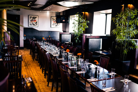 View of restaurant interior