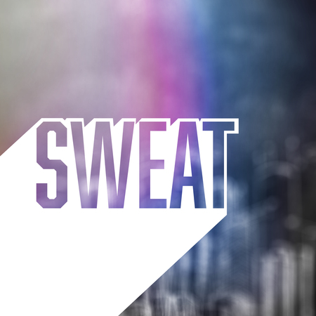 Motivational new years message against hand drawn city planの写真素材