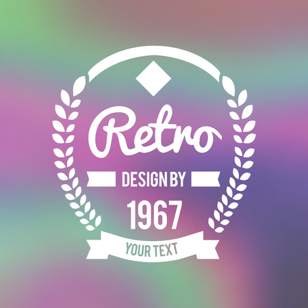 Retro symbol against grey backgroundの写真素材