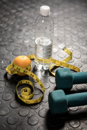 Training stuff at the crossfit gymの写真素材