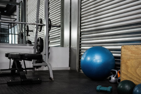 Fitness tools at the crossfit gymの写真素材