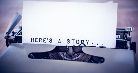 A sentence  against a paper in a printerの写真素材