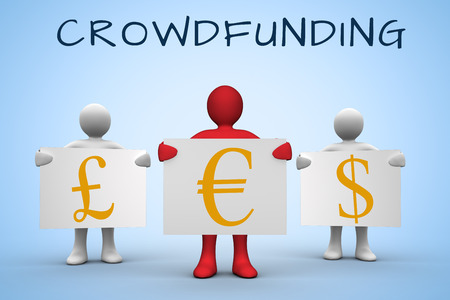 Illustrative image of euro symbol against blue backgroundの写真素材