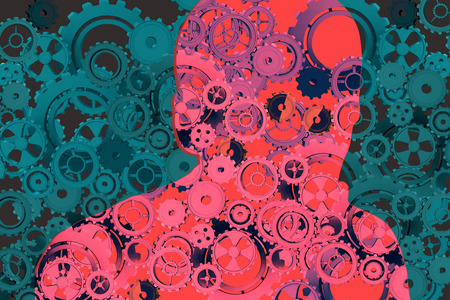 Composite image of nuts on coloured backgroundの写真素材