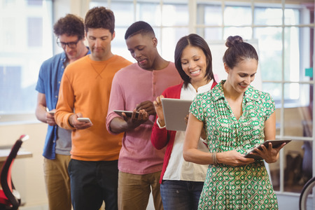 Business people working together in office