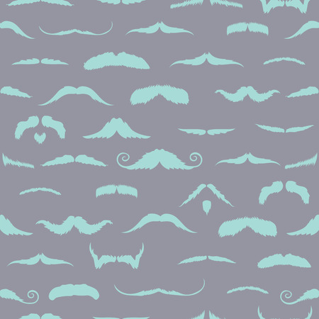 Mustaches against grey backgroundの写真素材