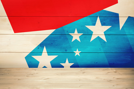 Digitally generated background against a wallの写真素材