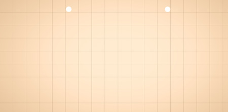 Orange background against spiral notepadの写真素材