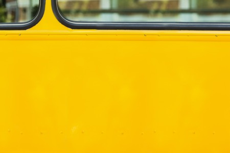 Close-up of school busの写真素材