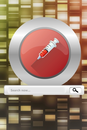 Digital composite of Fight the flu designの写真素材