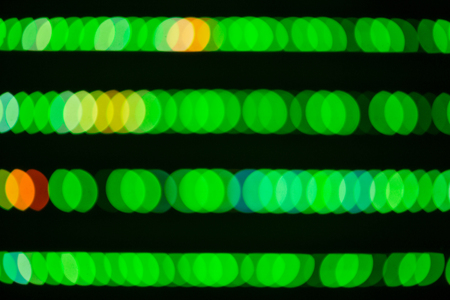 Green disco lights in party at barの写真素材