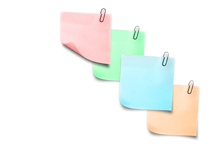 Digital composite of colored Sticky Note Arrow Icon